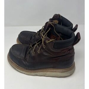 Red Wing Irish Setter Ashby Steel Toe Brown Leather Work Boots Mens 8 E2 83606